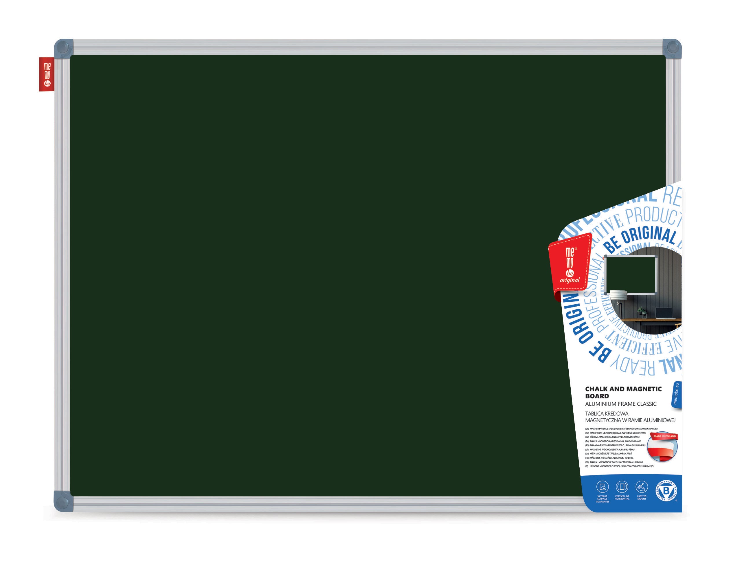 TABLA CRETA VERDE MAGNETICA 120*240 CM RAMA ALUMINIU MEMO BE TABLA CRETA VERDE MAGNETICA 120*240 CM RAMA ALUMINIU MEMO BE